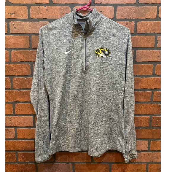 Nike Mizzou Half Zip Pullover - Women's Medium - Dri Fit University of Missouri - Picture 1 of 13